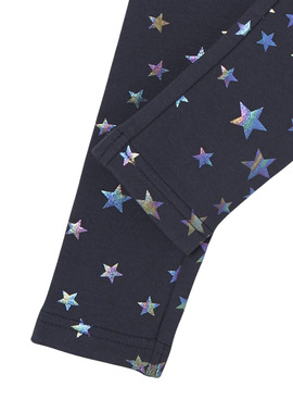 Leggings Name It Frosilia Estrelas Azul Marinho Menina