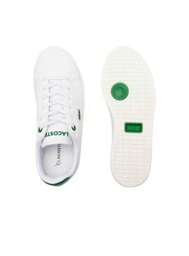 Sapatilhas Lacoste Carnaby Pro Branco Verde Kids