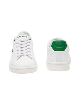 Sapatilhas Lacoste Carnaby Pro Branco Verde Kids