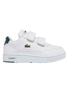 Sapatilhas Lacoste T-Clip Branco para Meninos
