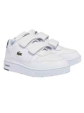 Sapatilhas Lacoste T-Clip Branco para Meninos