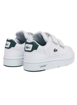 Sapatilhas Lacoste T-Clip Branco para Meninos