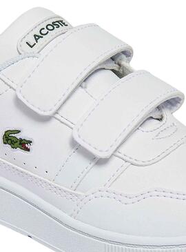 Sapatilhas Lacoste T-Clip Branco para Meninos