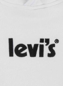 Sweat Levis Logo Pullsobre Branco Menino