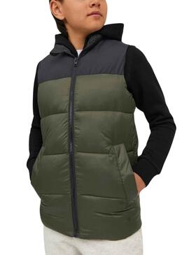 Casaca Jack & Jones Corpo Toby Verde para Menino