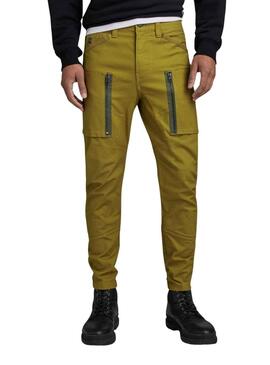 Calças G-Star Cargo Zip Skinny Verde para Homem