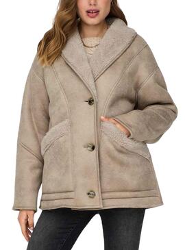 Casaca Only Lylva Beige para Mulher