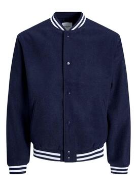 Jaqueta Jack and Jones Zac Bomber Marino Homem