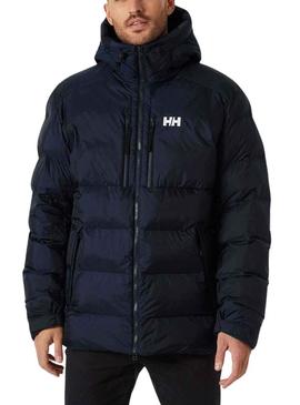 Parka Helly Hasen Puffy Azul Marinho para Homem