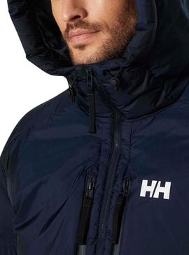 Parka Helly Hasen Puffy Azul Marinho para Homem