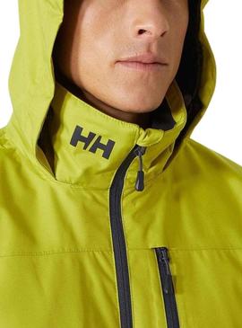 Casaca Helly Hansen Crew Hooded Midlayer Verde