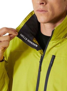 Casaca Helly Hansen Crew Hooded Midlayer Verde