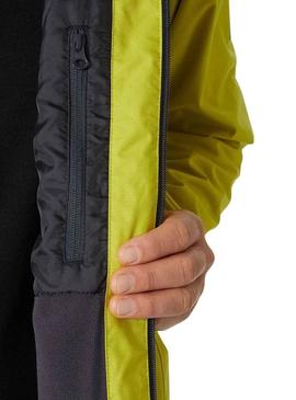 Casaca Helly Hansen Crew Hooded Midlayer Verde