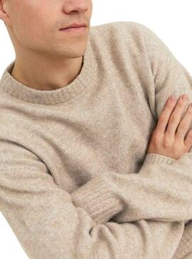 Camisola Jack & Jones Jerry Beige para Homem