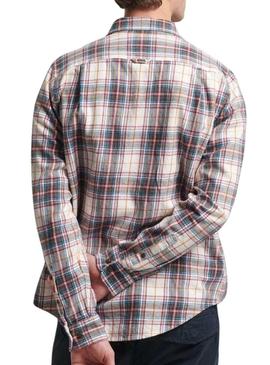 Camisa Superdry Cotton Lumberjack Branco Homem