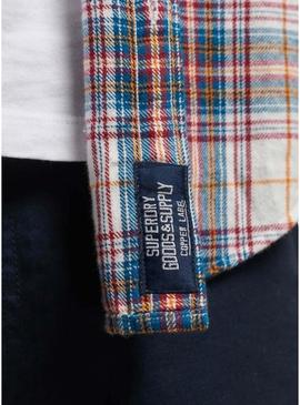 Camisa Superdry Cotton Lumberjack Branca Homem