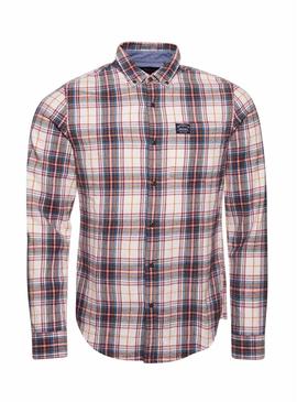 Camisa Superdry Cotton Lumberjack Branca Homem