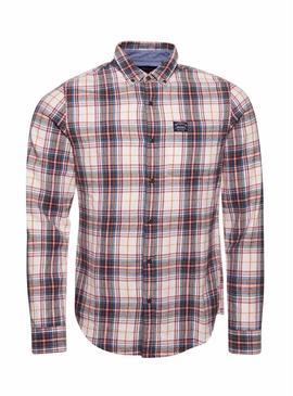 Camisa Superdry Cotton Lumberjack Branco Homem