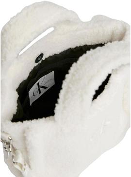 Bolsa Calvin Klein Teddy Tote Branco para Menina