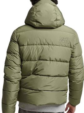 Casaca Superdry Sports Puffer Verde para Homem