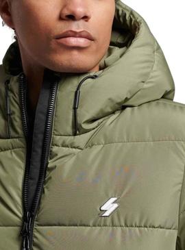 Casaca Superdry Sports Puffer Verde para Homem