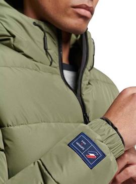 Casaca Superdry Sports Puffer Verde para Homem