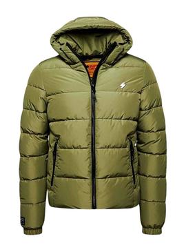 Casaca Superdry Sports Puffer Verde para Homem