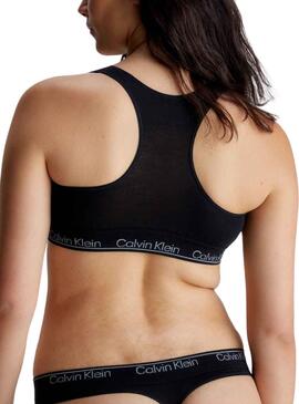 Soutien Calvin Klein Racerback Preto para Mulher