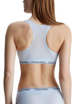 Soutien Calvin Klein Racerback Branco para Mulher