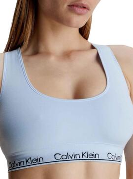 Soutien Calvin Klein Racerback Branco para Mulher