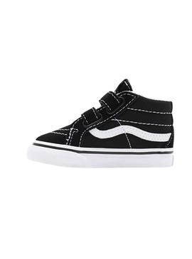 Sapatilhas Vans Sk8 Mid Reissue Pretos para Bebê