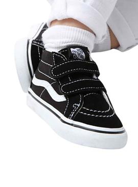 Sapatilhas Vans Sk8 Mid Reissue Pretos para Bebê