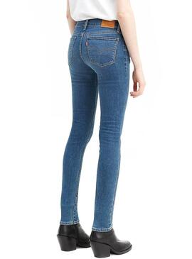 Jeans Levis 710 Powell Face Para Mulher
