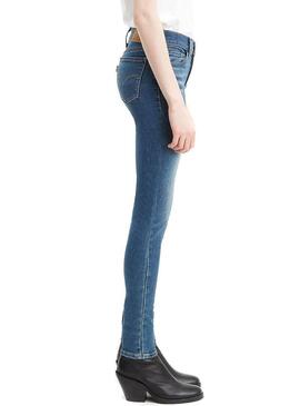 Jeans Levis 710 Powell Face Para Mulher