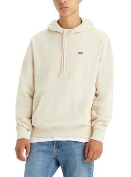 Sweat Levis Original Capuz Beige para Homem