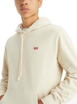 Sweat Levis Original Capuz Beige para Homem