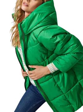Casaco Only Acolchoado Asta Verde para Mulher