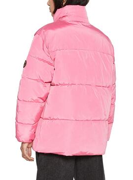 Casaca Only Nora Short Puffer Rosa para Mulher