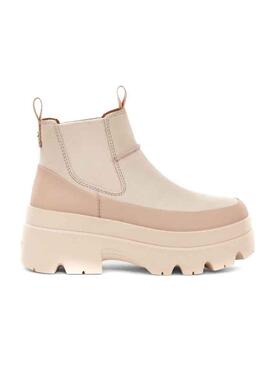 Botas UGG Chelsea Brisbane Beige para Mulher