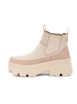 Botas UGG Chelsea Brisbane Beige para Mulher