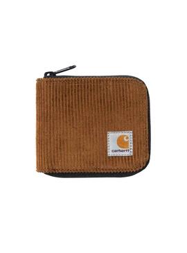 Carteira Carhartt Flint Zip Wallet Marrom Homem