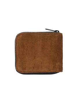 Carteira Carhartt Flint Zip Wallet Marrom Homem