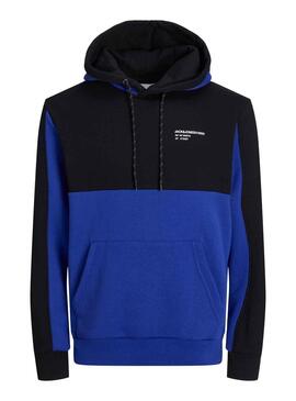 Sweat Jack & Jones Force Block Azul Homem