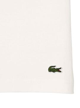 T-Shirt Lacoste Club Relaxed Branco Homem Mulher