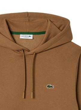 Sweat Lacoste Classic Fit Marrom para Homem