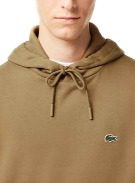 Sweat Lacoste Classic Fit Marrom para Homem