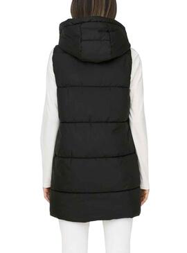 Colete Only Este Puffer Preto para Mulher