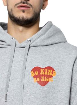 Sweat Klout Love Cinza Unisex