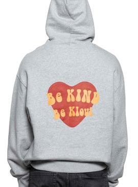 Sweat Klout Love Cinza Unisex