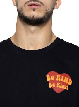 T-Shirt Klout Love Preto Unisex